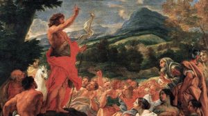 John the Baptist preaching to people