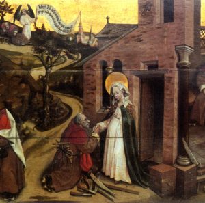 " Joseph's Repentance of His Doubt, (copy after Robert Campin, The Life of Saint Joseph, ca. 1425, now lost)"