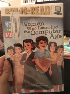 book cover of women who launched the computer age
